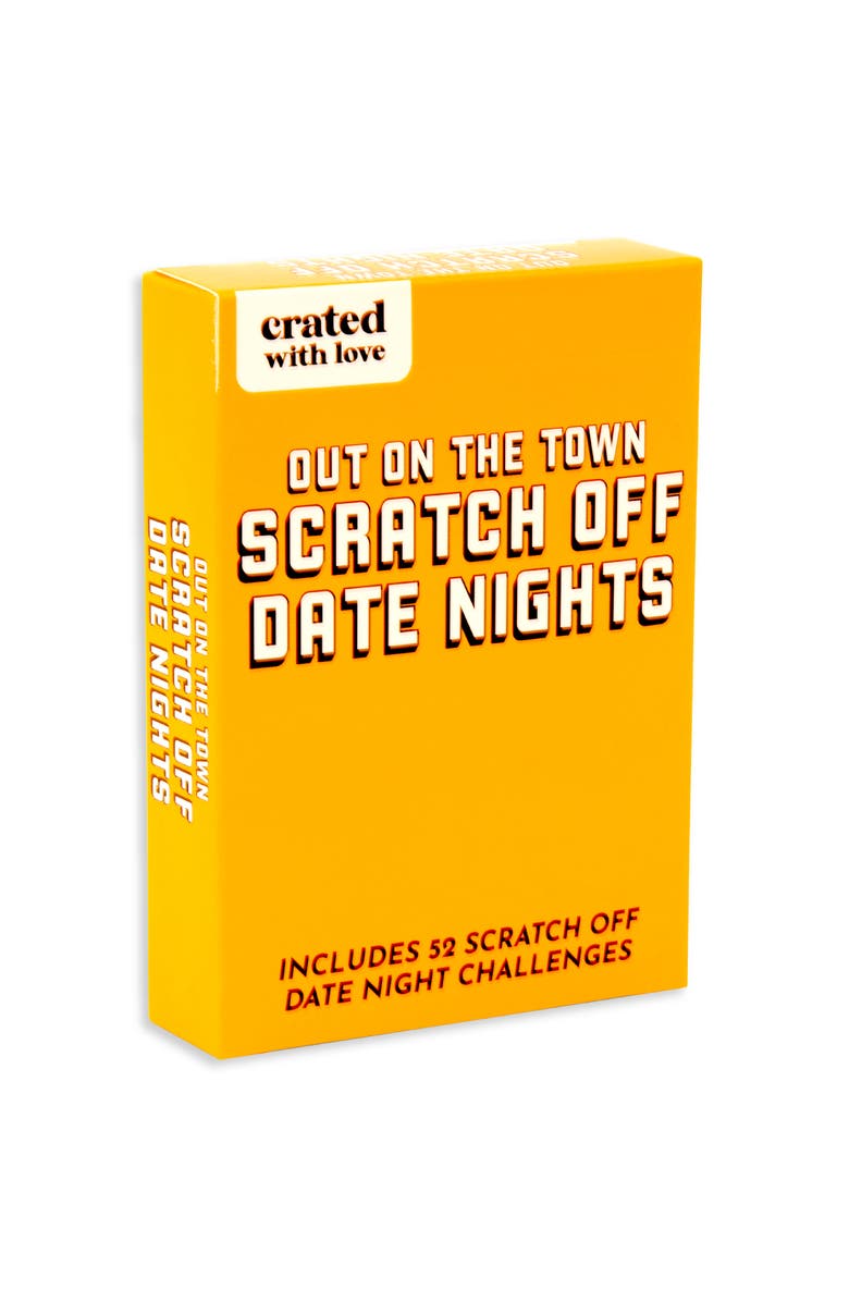 Crated with Love Out On The Town Scratch Off Date Night Challenges, Main, color, Multicolored