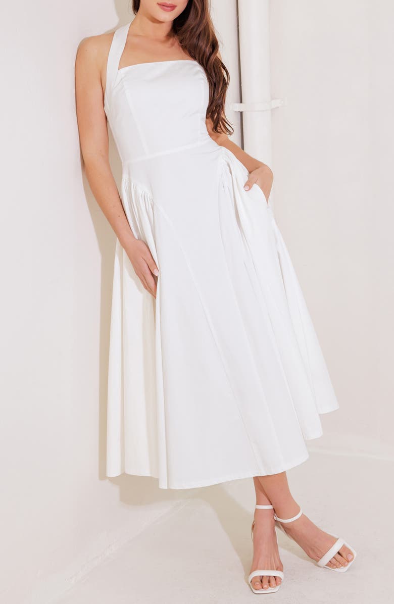 FREEMARKET Cotton Midi Sundress, Alternate, color, 