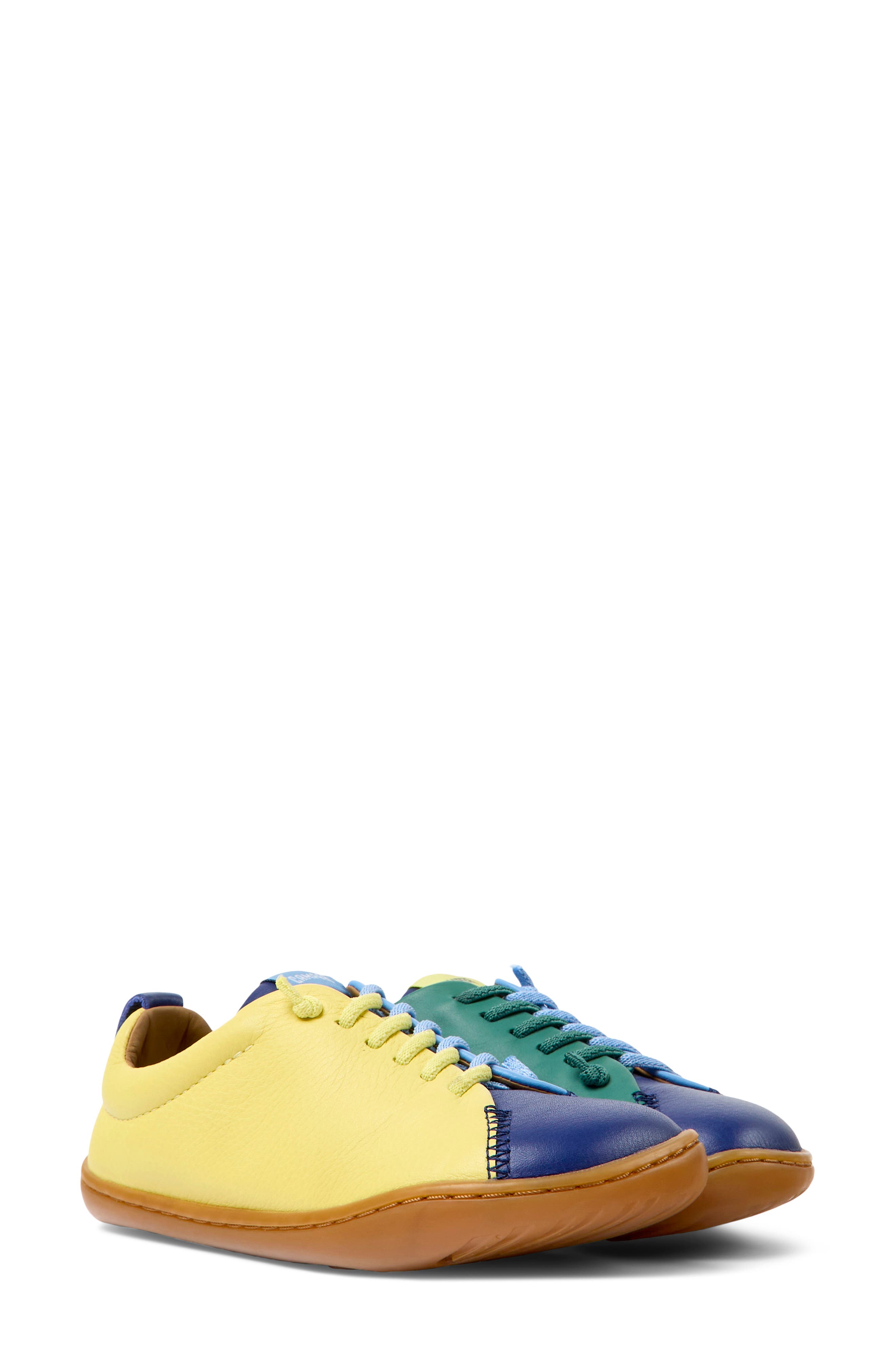 Kids' Mismatched Colorblock Slip-On Shoe, Main, color, YELLOW/ BLUE