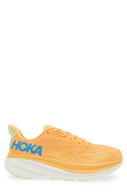 Hoka Clifton 9 Running Shoe In Yellow