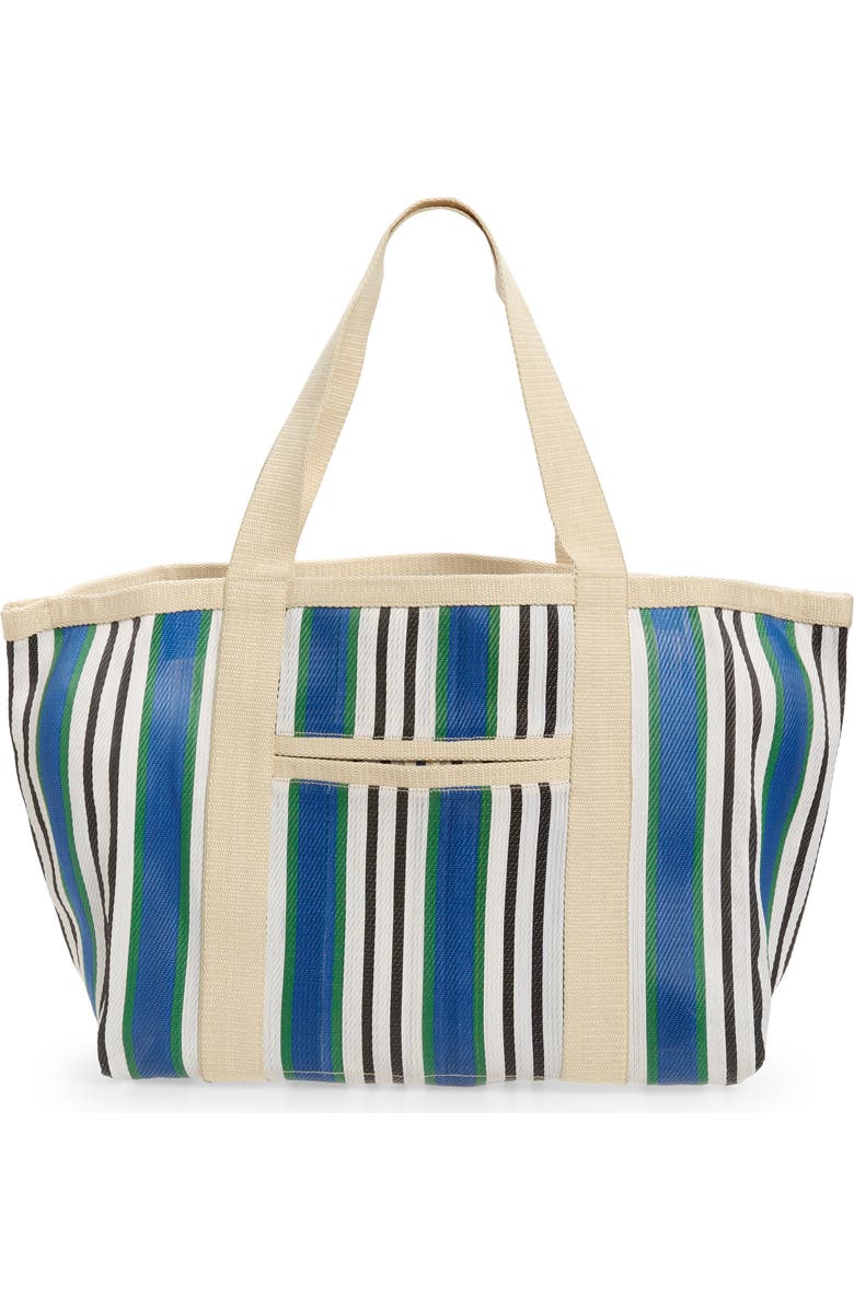 Isabel Marant Darwen Stripe Jacquard Tote, Alternate, color,