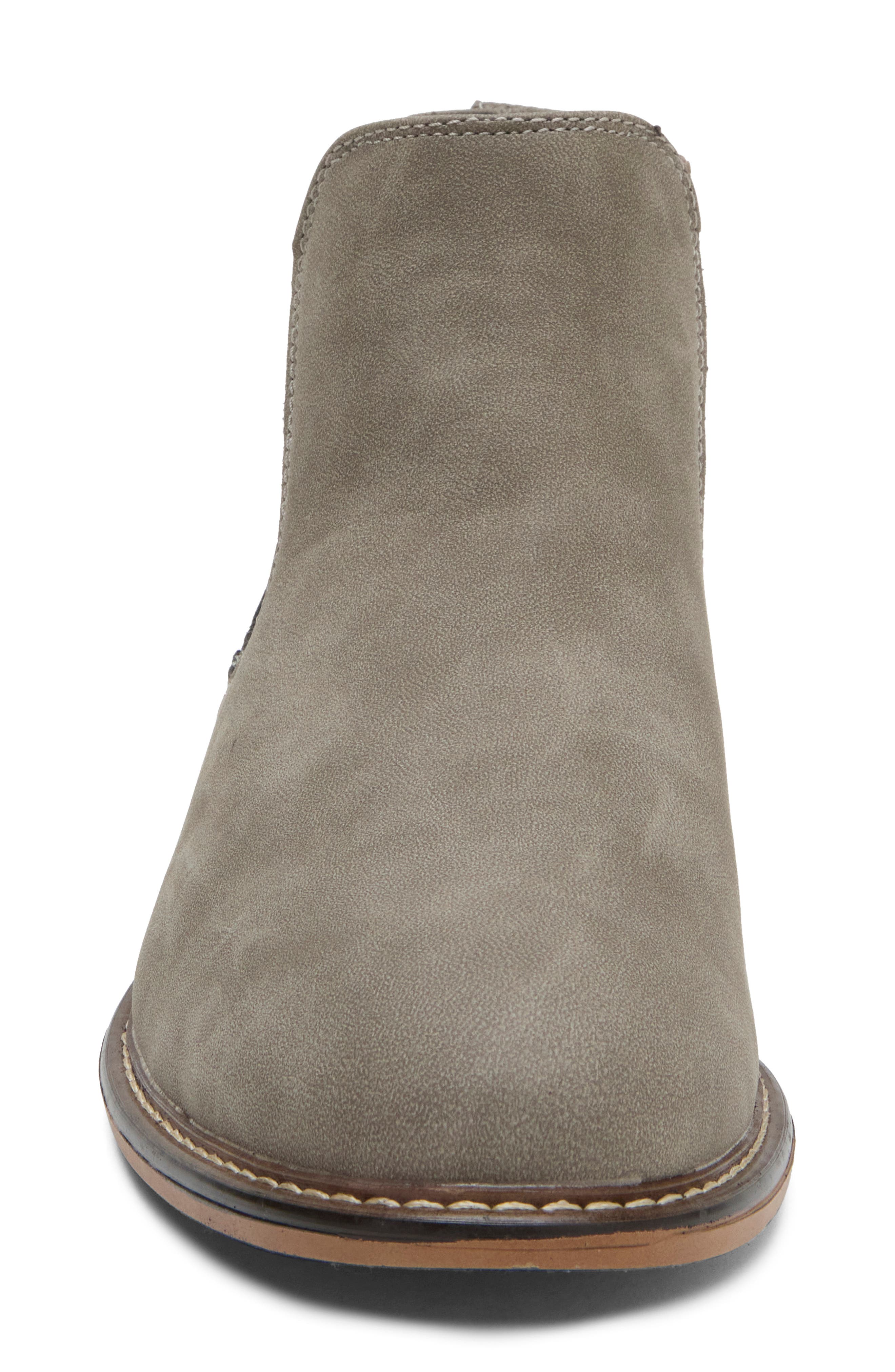 Gandol Faux Leather Chelsea Boot, Alternate, color, GREY DISTRESSED