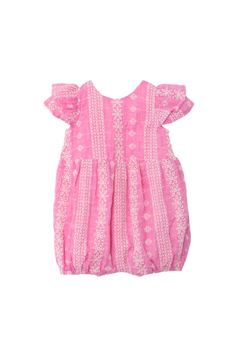 Mabel + Honey Pinkalicious Short Sleeve Romper, Main, color, Pink