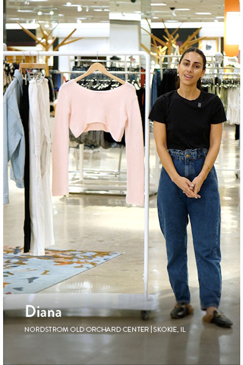 Staycation Crop Cover-Up Sweater video