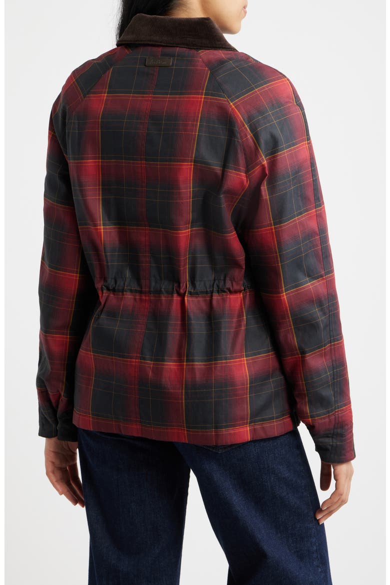 Plaid Print Jacket, Alternate, color, RED GROUND