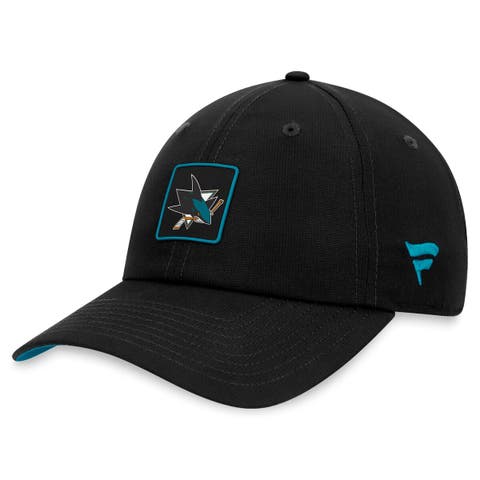 Men's Fanatics Branded  Black San Jose Sharks Authentic Pro Rink Adjustable Hat