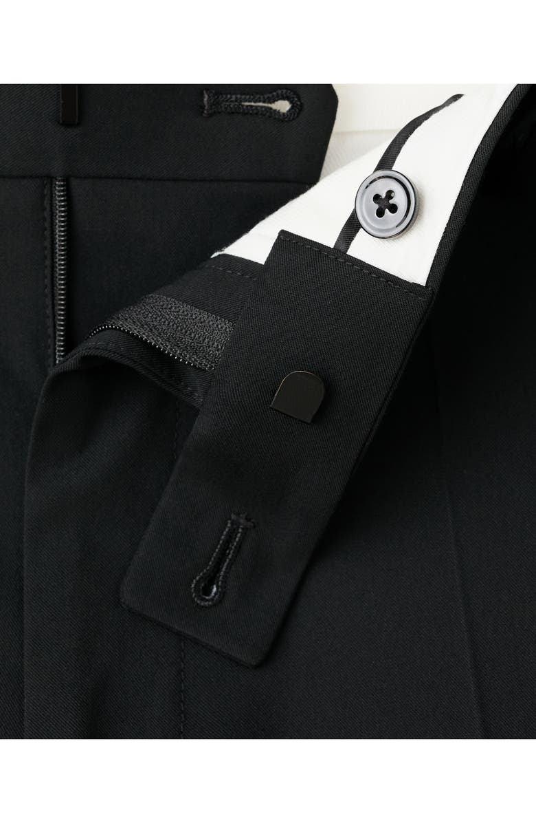 MANGO London Regular Fit Dress Pants, Alternate, color, Black