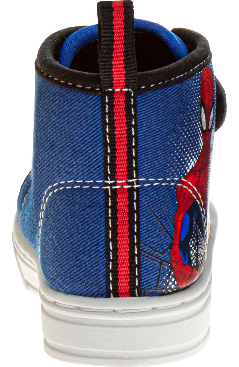 JOSMO Kids' Spider-Man High Top Sneaker, Alternate, color, Blrd