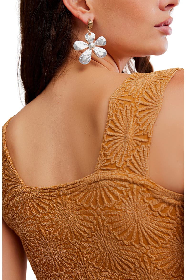 Love Letter Floral Knit Camisole, Alternate, color, BRONZER