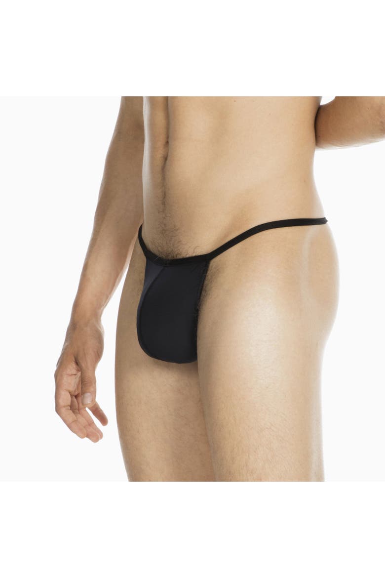 Plume G-string, Alternate, color, Black