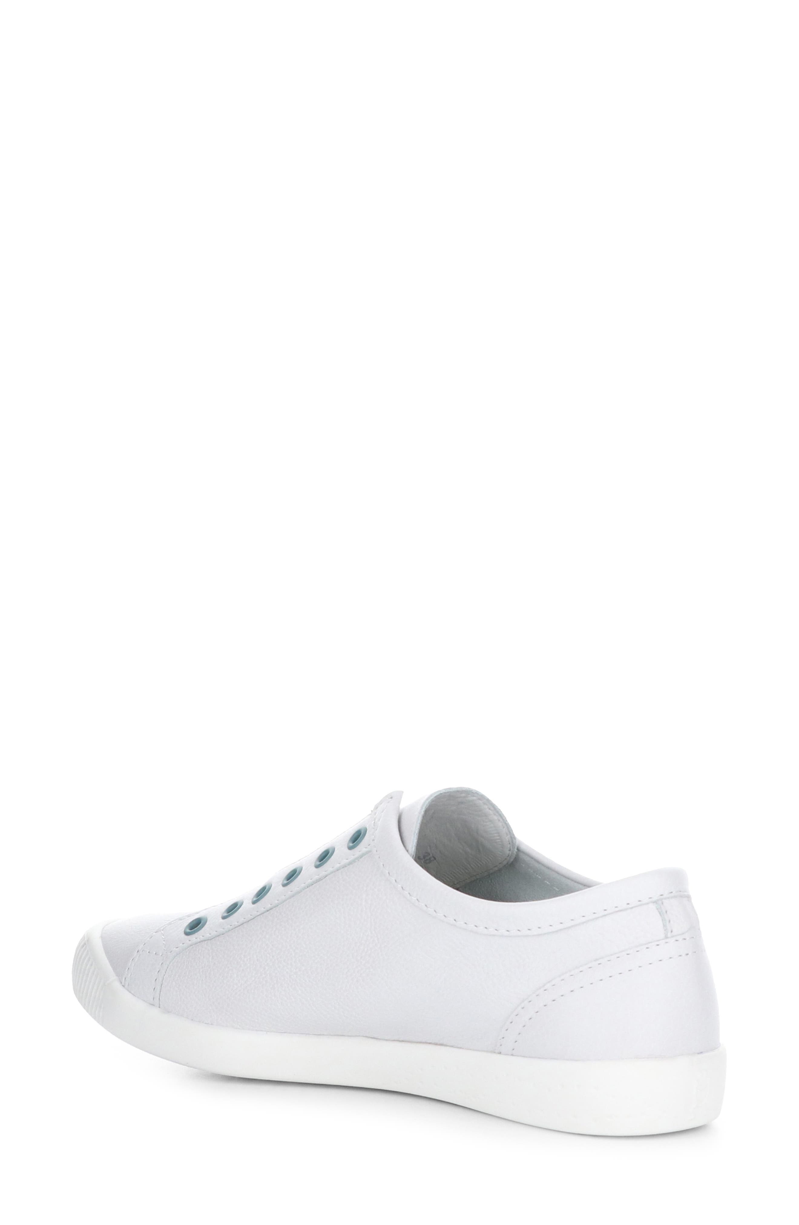 Softinos by Fly London Irit Low Top Sneaker, Alternate, color, 002 White/Blue Smoot