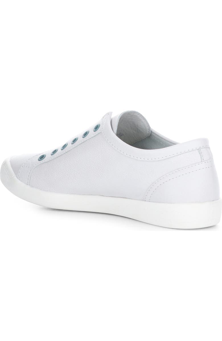 Softinos by Fly London Irit Low Top Sneaker, Alternate, color, 002 White/Blue Smoot