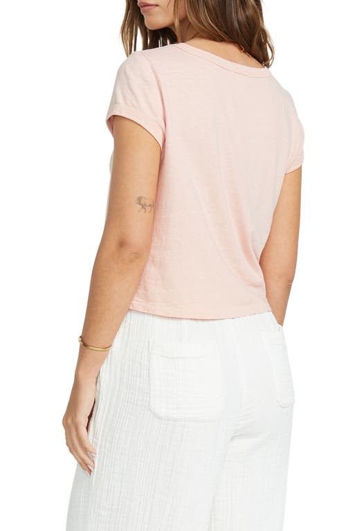 Shop Billabong New Waves Smock Waist Cotton Gauze Pants In Salt Crystal