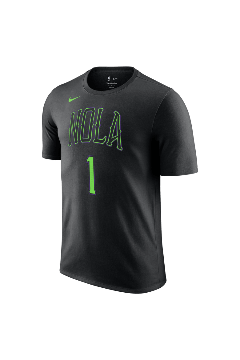 Unisex Nike Zion Williamson Black New Orleans Pelicans 2025/26 City Edition Name & Number T-Shirt, Alternate, color, Black