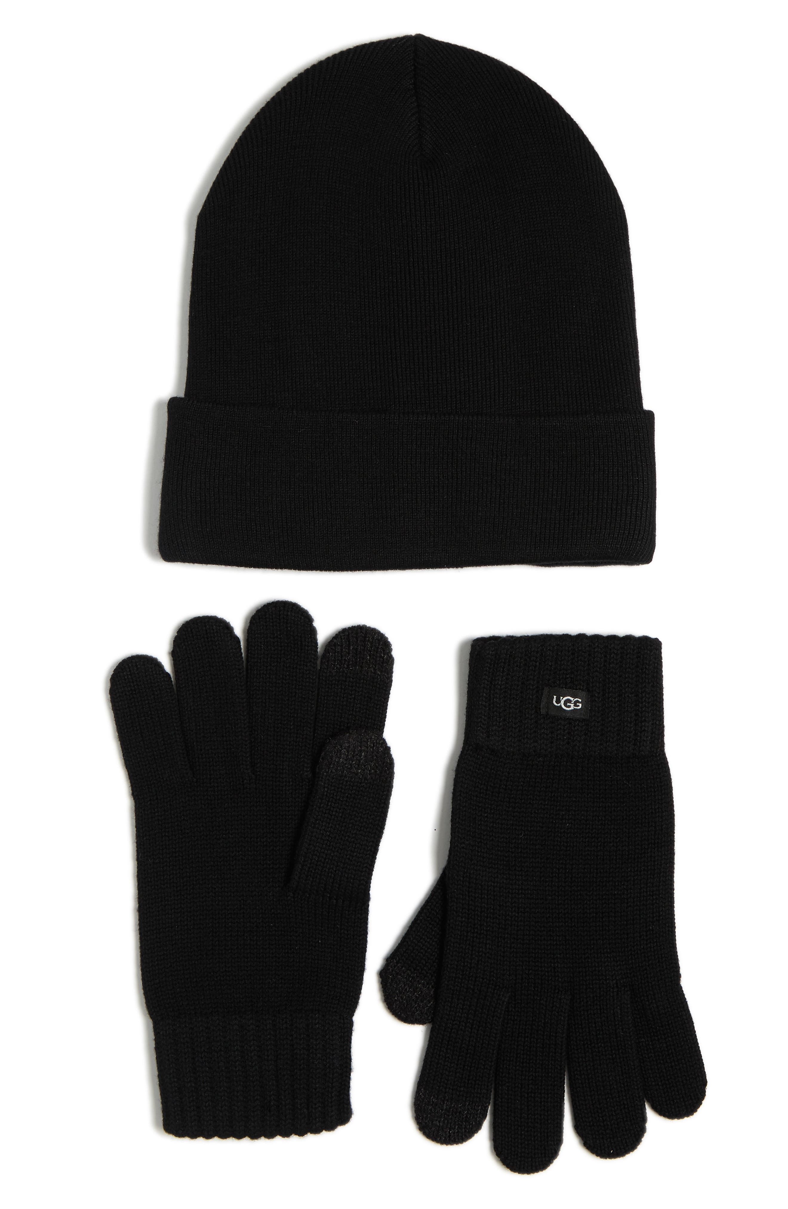 UGG® Knit Beanie & Tech Gloves Set