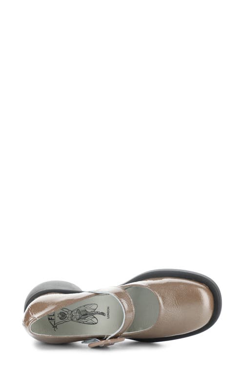 Fly London Huvi Mary Jane Pump In Brown