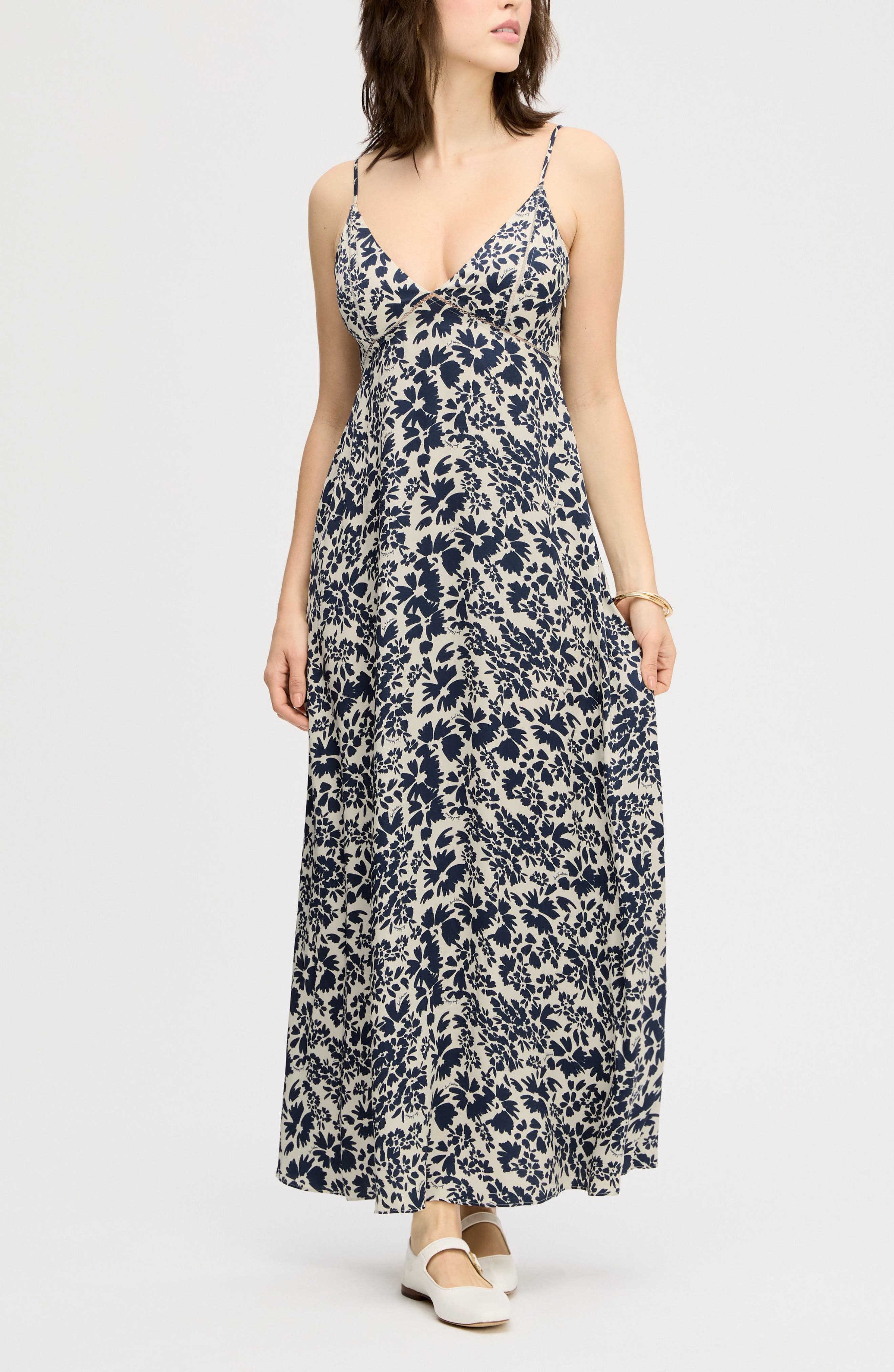 Floral Print Maxi Slipdress