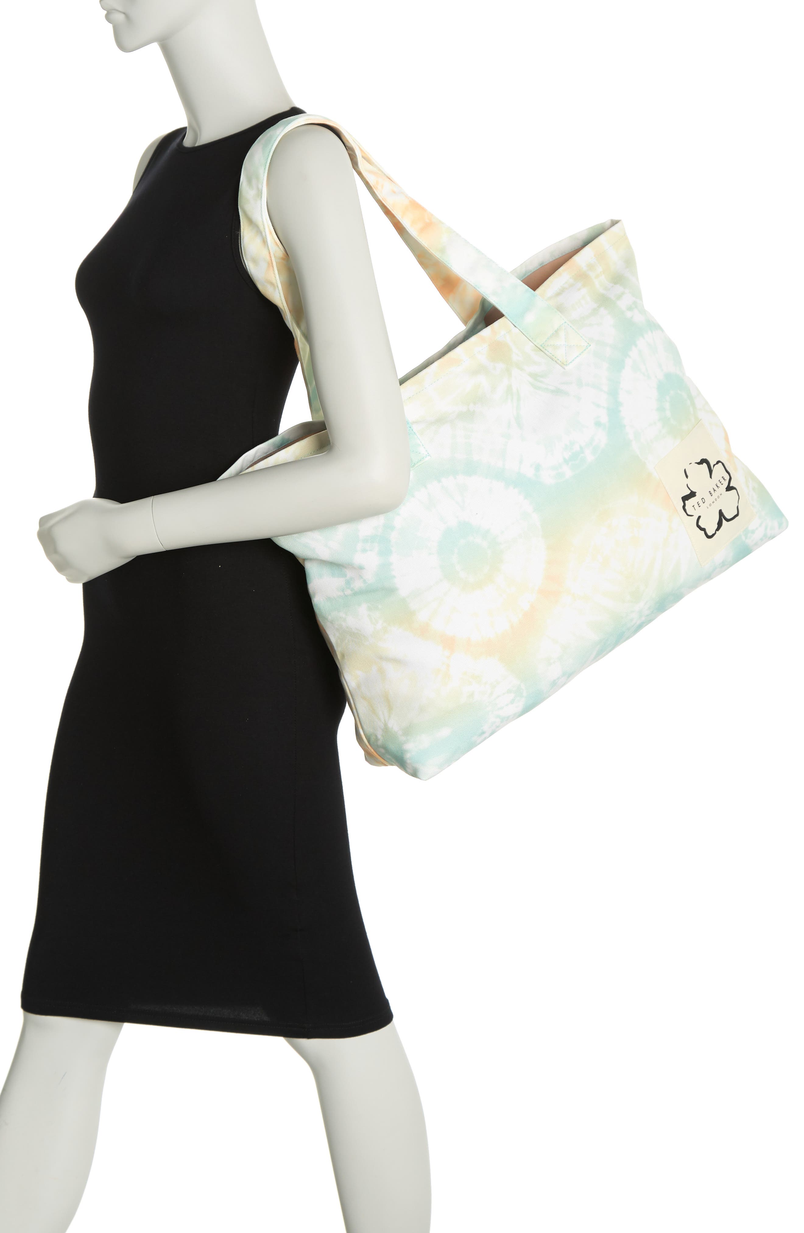 Ted Baker London Sunburst Tie Dye Tote Bag, Alternate, color, 