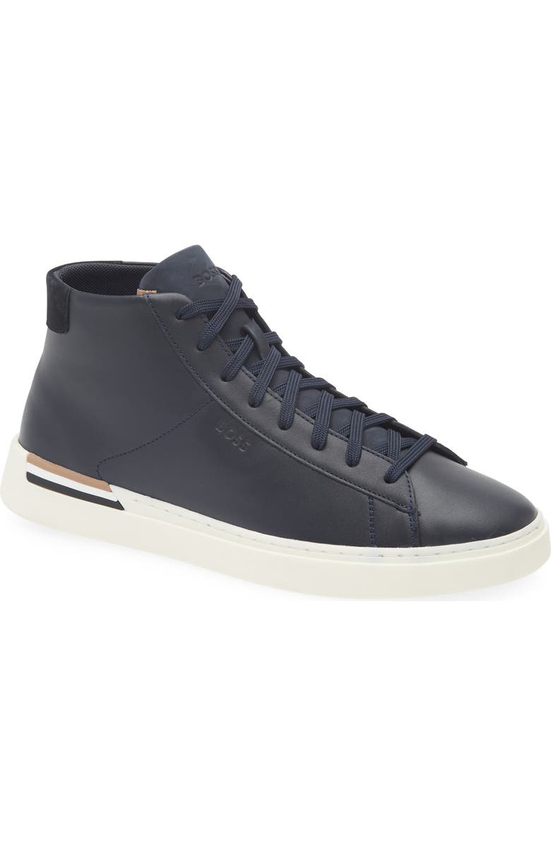 BOSS Clint High Top Sneaker, Main, color,