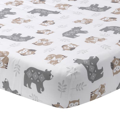 Lambs & Ivy Woodland Forest Animal Nursery 5-piece Baby Crib Bedding Set In Multi