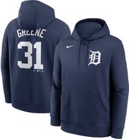 Nike Men's Nike Riley Greene Navy Detroit Tigers Player Name & Number Club Fleece Pullover Hoodie