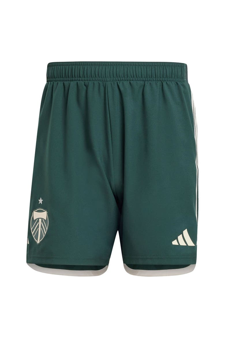 Men's adidas Green Portland Timbers 2024 Away Authentic Shorts, Alternate, color, Green