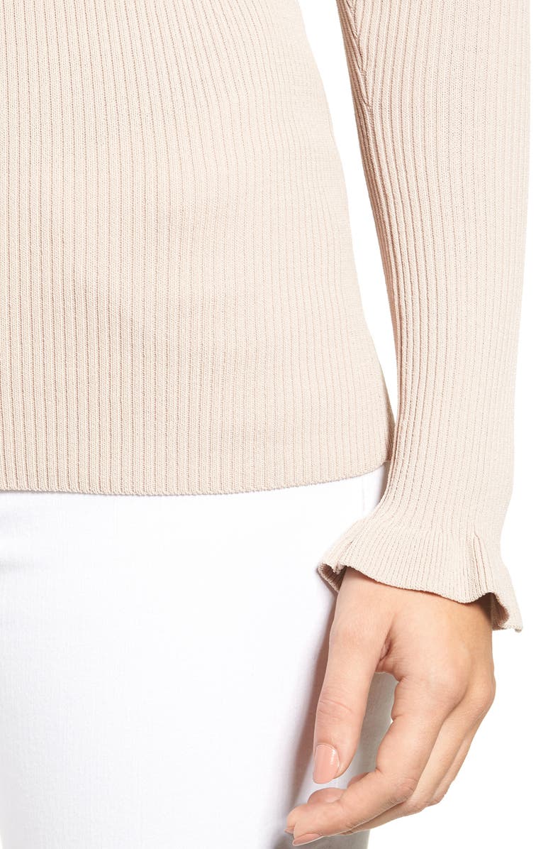 Chelsea28 Ribbed V-Neck Sweater, Alternate, color,