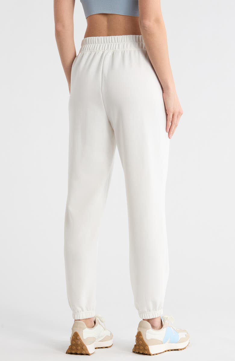 YOGALICIOUS Taylor Scuba Knit Joggers, Alternate, color, White Dove