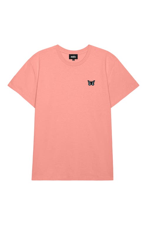 Dalix Womens Butterfly Lightweight Everyday Tee In Pink