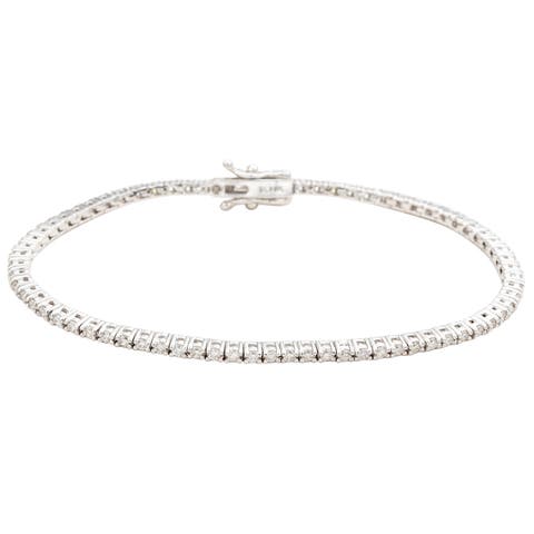 14K Gold Diamond Tennis Bracelet