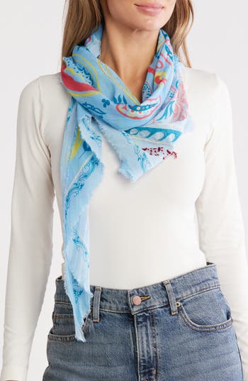 Vismaya Ornate Cotton Scarf