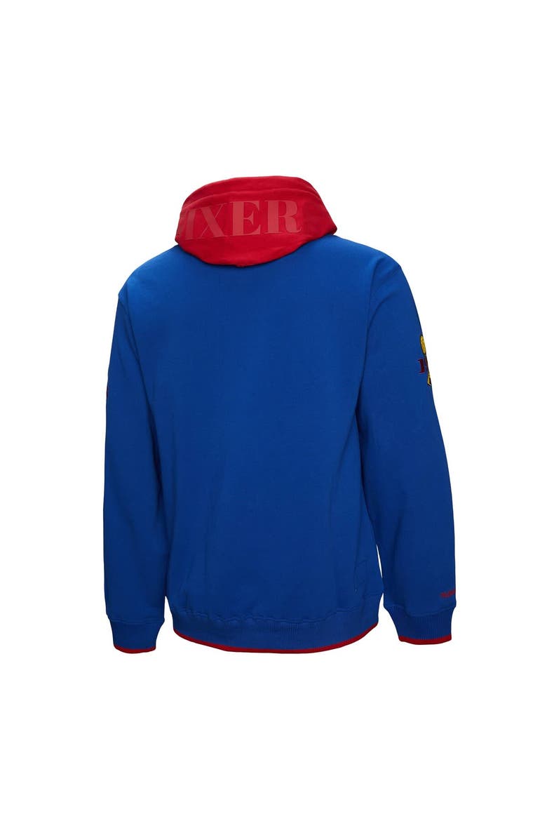 Men's Mitchell & Ness  Royal Philadelphia 76ers Hardwood Classics Team OG 3.0 Pullover Hoodie, Alternate, color, Royal