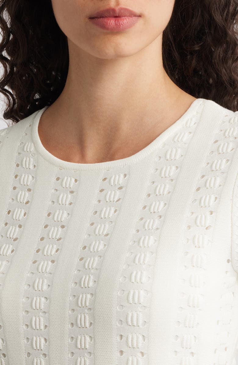 Julia Jordan Open Stitch Long Sleeve Sweater Dress, Alternate, color,