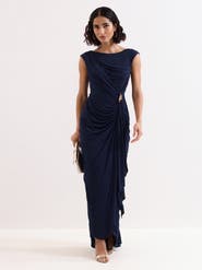 Phase Eight Donna Ruched Detail Maxi Dress