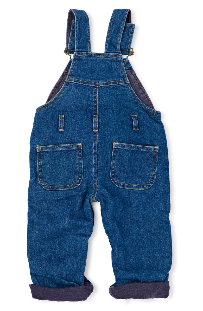 DOTTY DUNGAREES Kids' Stonewash Stretch Cotton Denim Overalls, Alternate, color, 