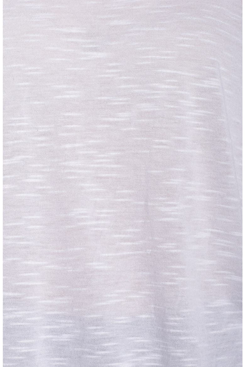 'Spa' Open Back Slub Knit Tee, Alternate, color, WHITE