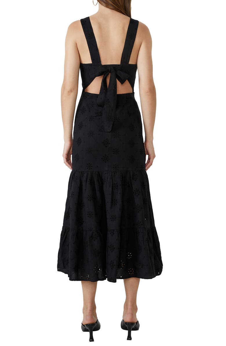 Bardot Reign Eyelet Maxi Dress, Alternate, color, 