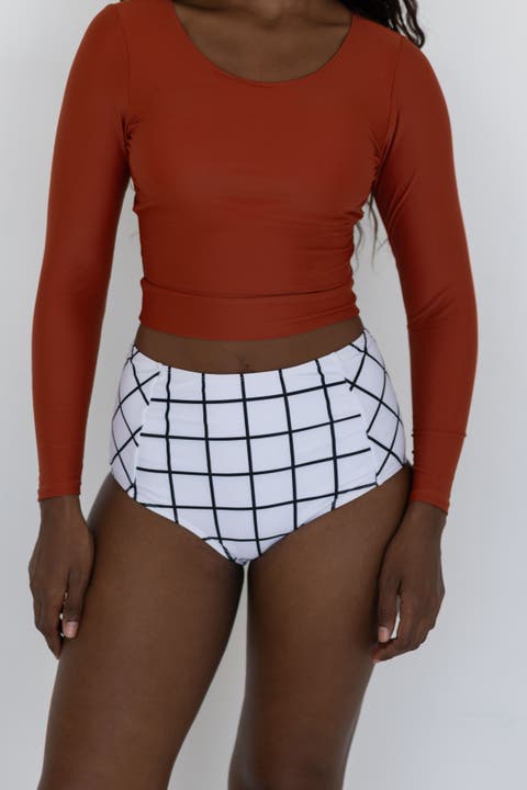 Mica High Waisted Bikini Bottoms