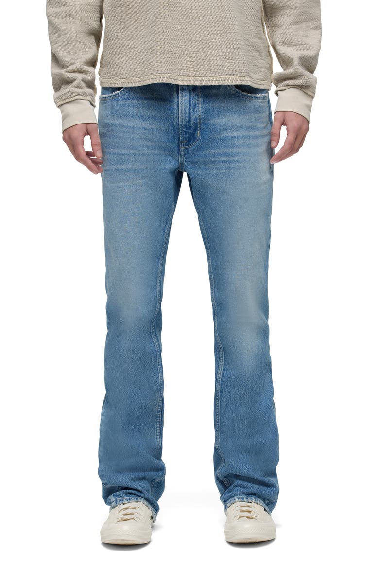 Walker Kick Flare Jeans, Main, color, DUST BLUE