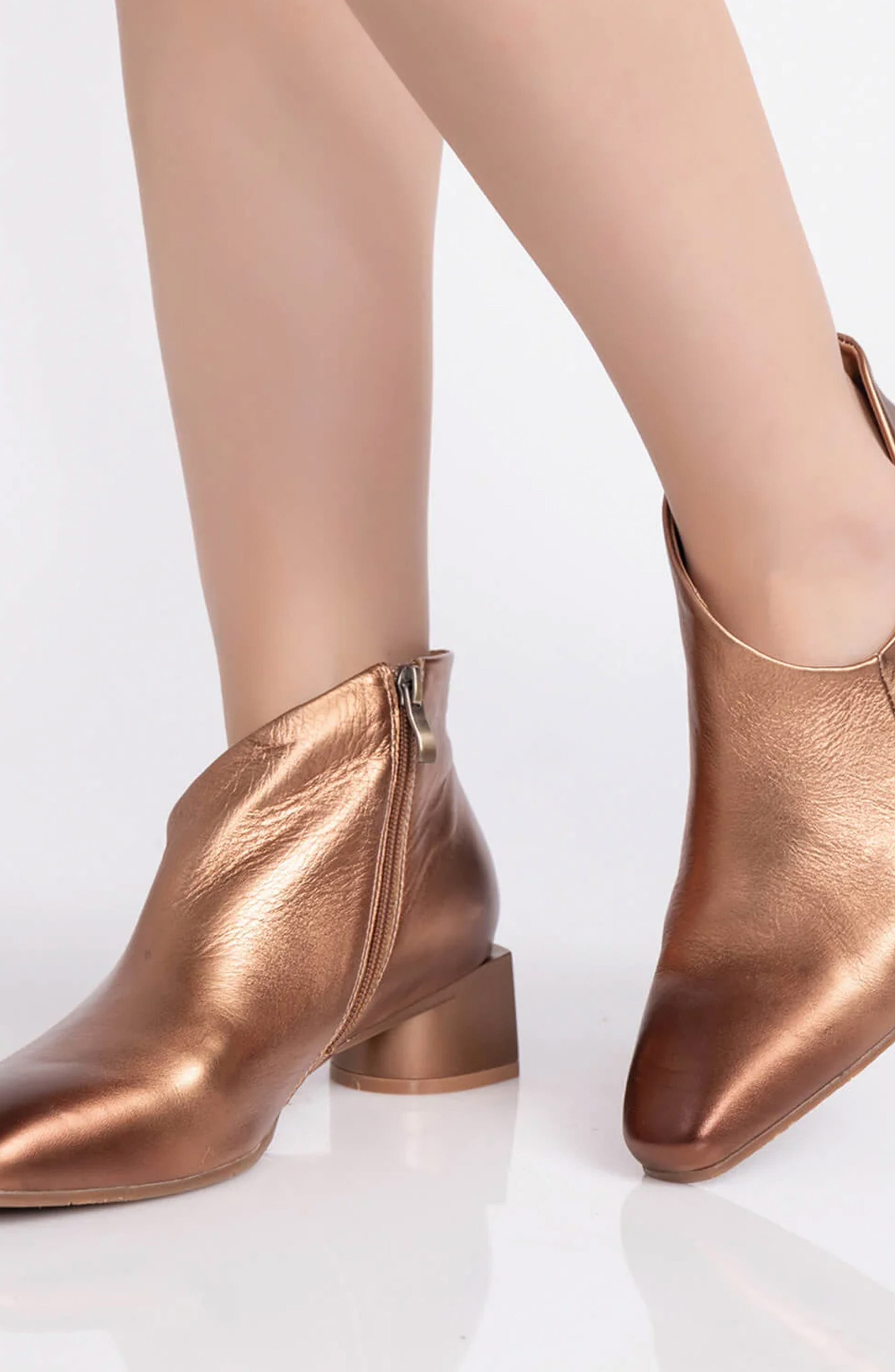 ANTELOPE Cachet Bootie, Alternate, color, Bronze