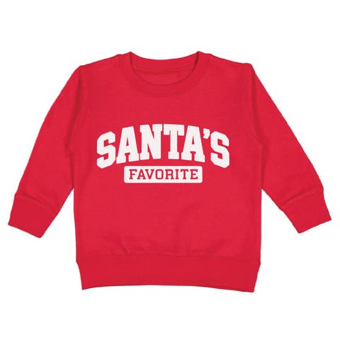 Santa's Favorite Puff Ink Christmas Sweatshirt(Baby)
