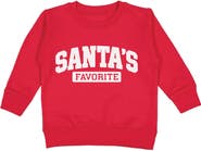 Sweet Wink Santa's Favorite Puff Ink Christmas Sweatshirt