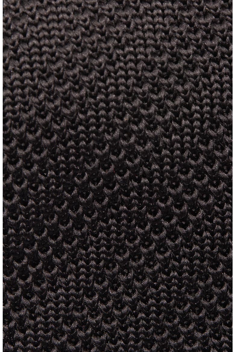 Stanley Knit Tie, Alternate, color, BLACK