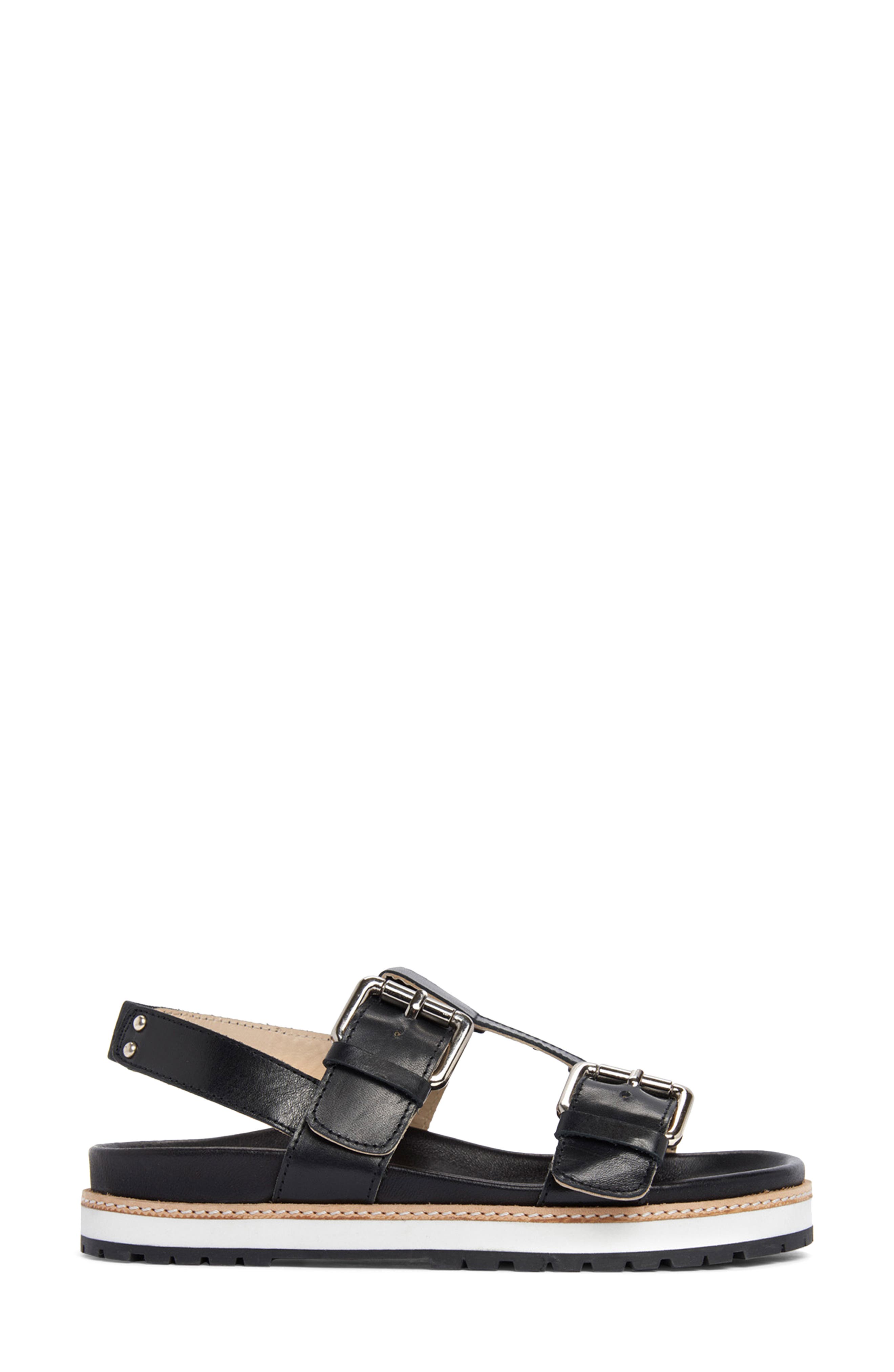 Etienne Aigner Axel Double Buckle Sandal, Main, color, 
