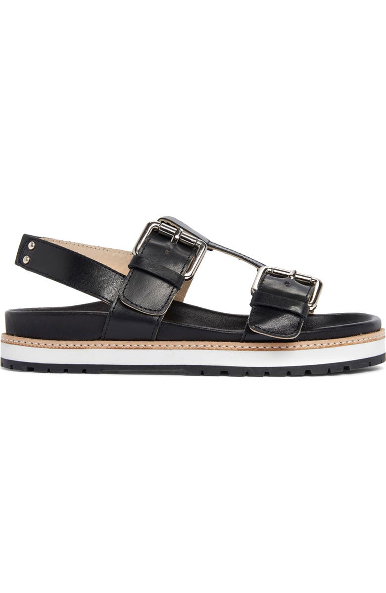 Etienne Aigner Axel Double Buckle Sandal, Main, color,