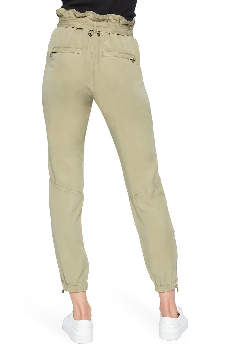 Paperbag Waist Pants, Alternate, color, WHEAT