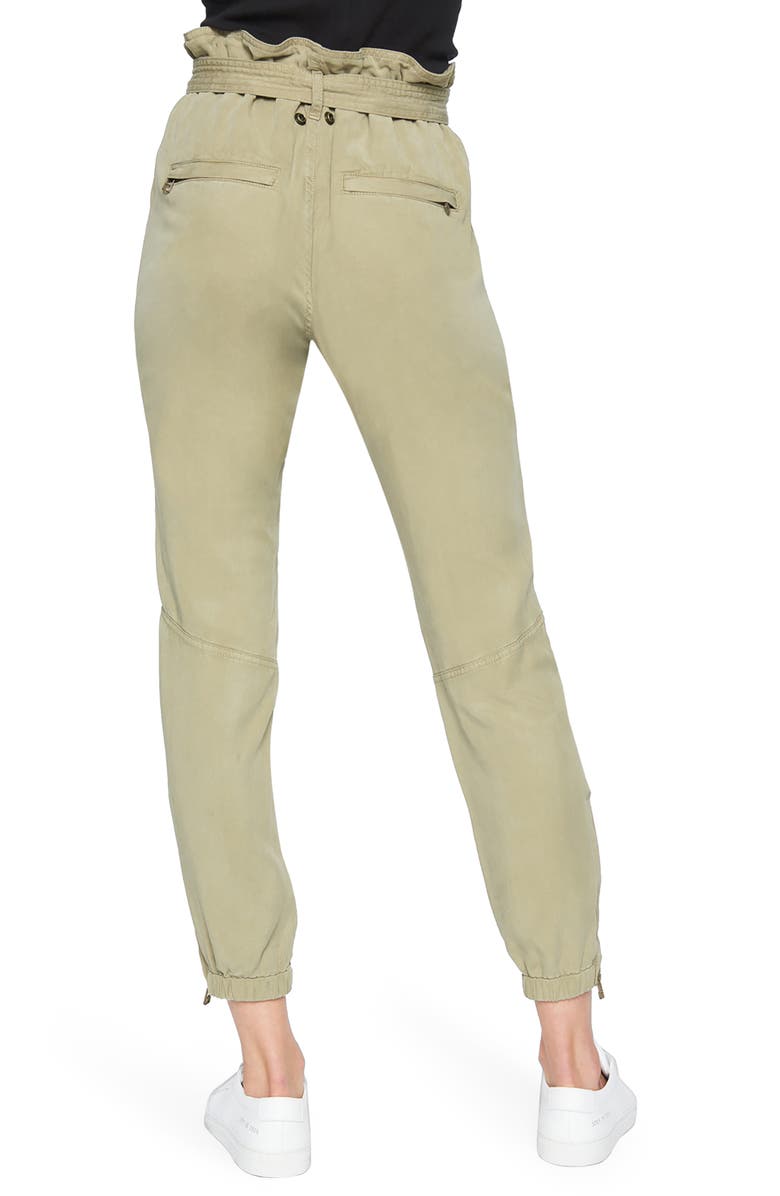Pam & Gela Paperbag Waist Pants, Alternate, color, 