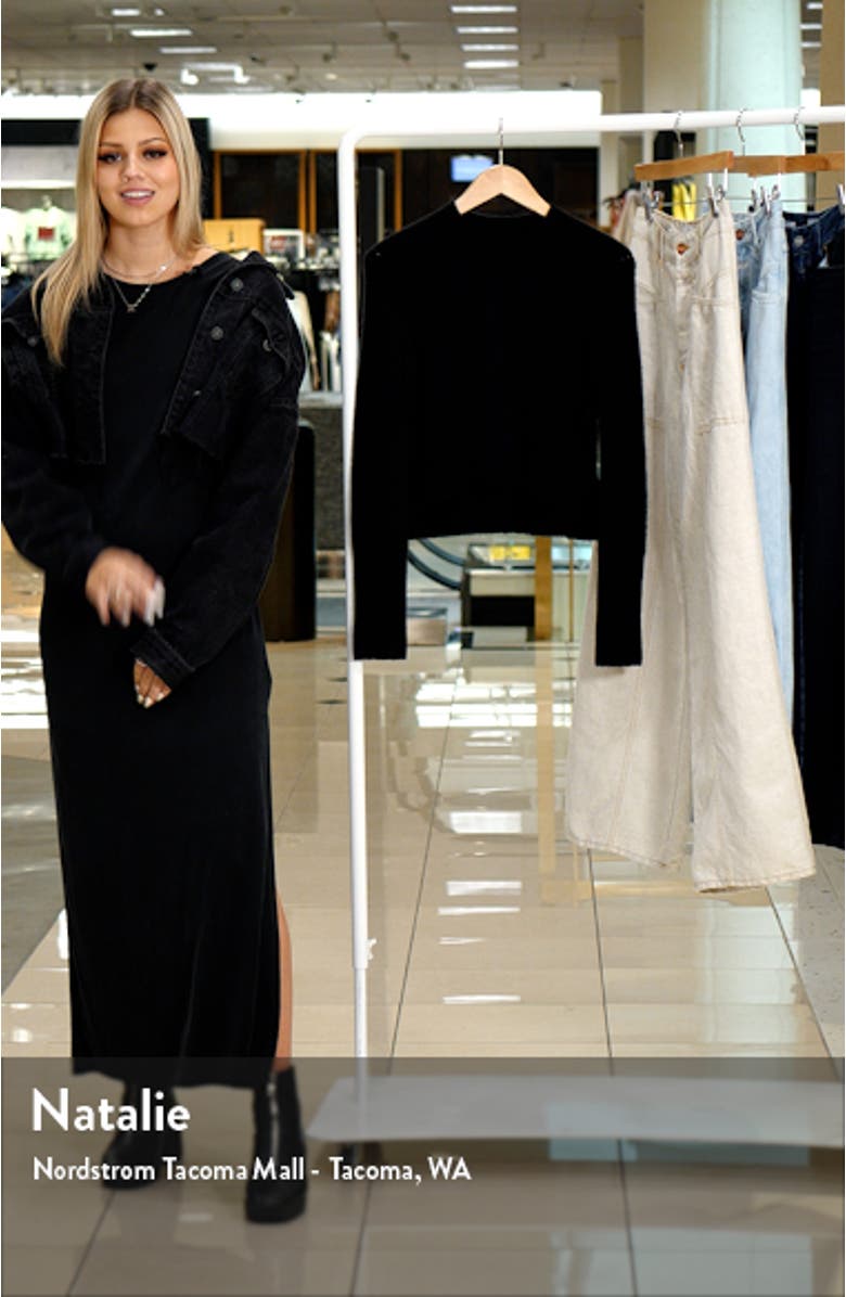 Wick Wool Blend Crop Sweater, sales video thumbnail