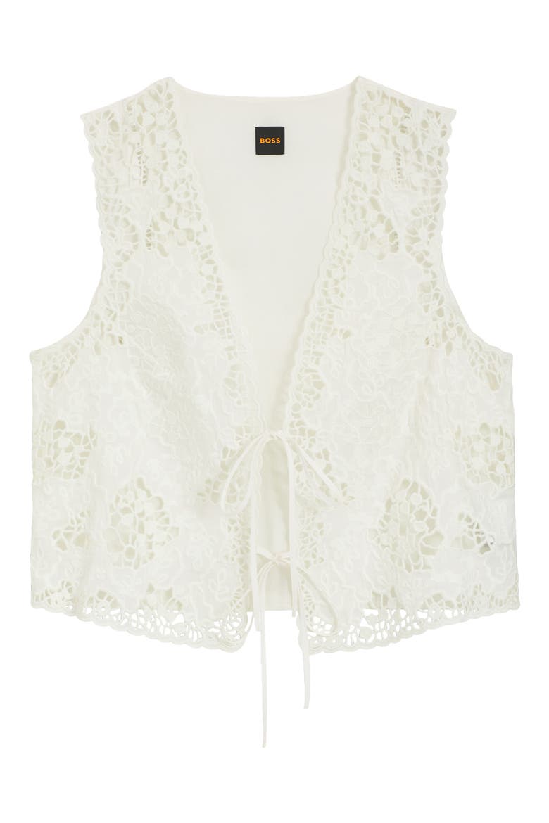 Embroidered Vest, Alternate, color, SOFT CREAM