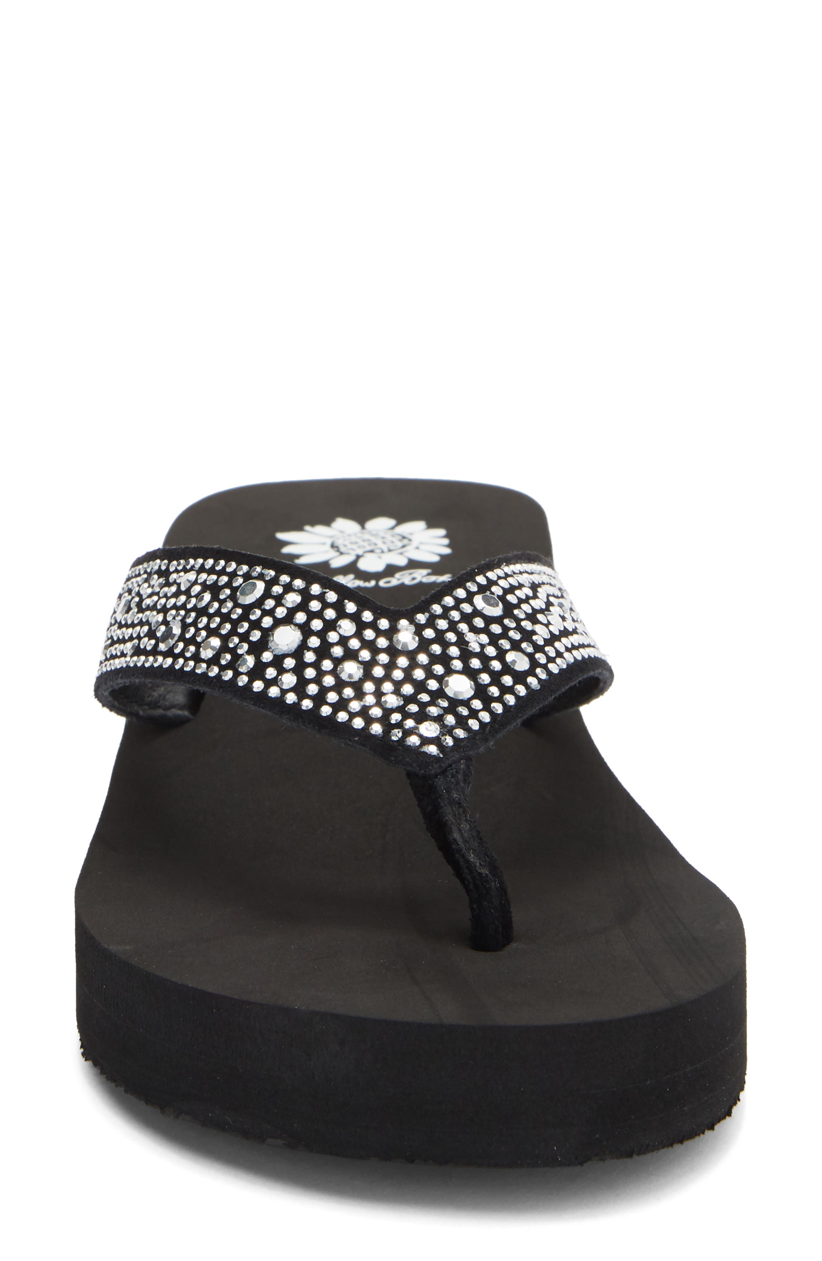 Yellow Box Premium Africa Flip Flop Sandal, Alternate, color, Black